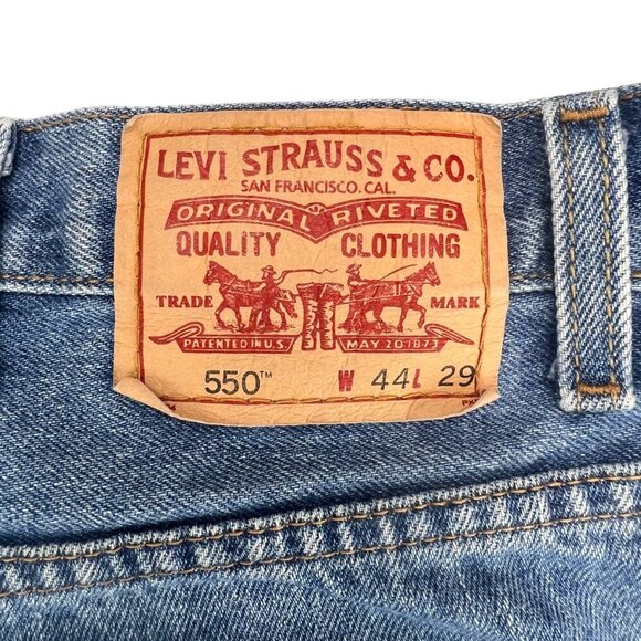Levis 550 Mens Relaxed Fit Jeans Size 44x29 - Picture 4 of 9